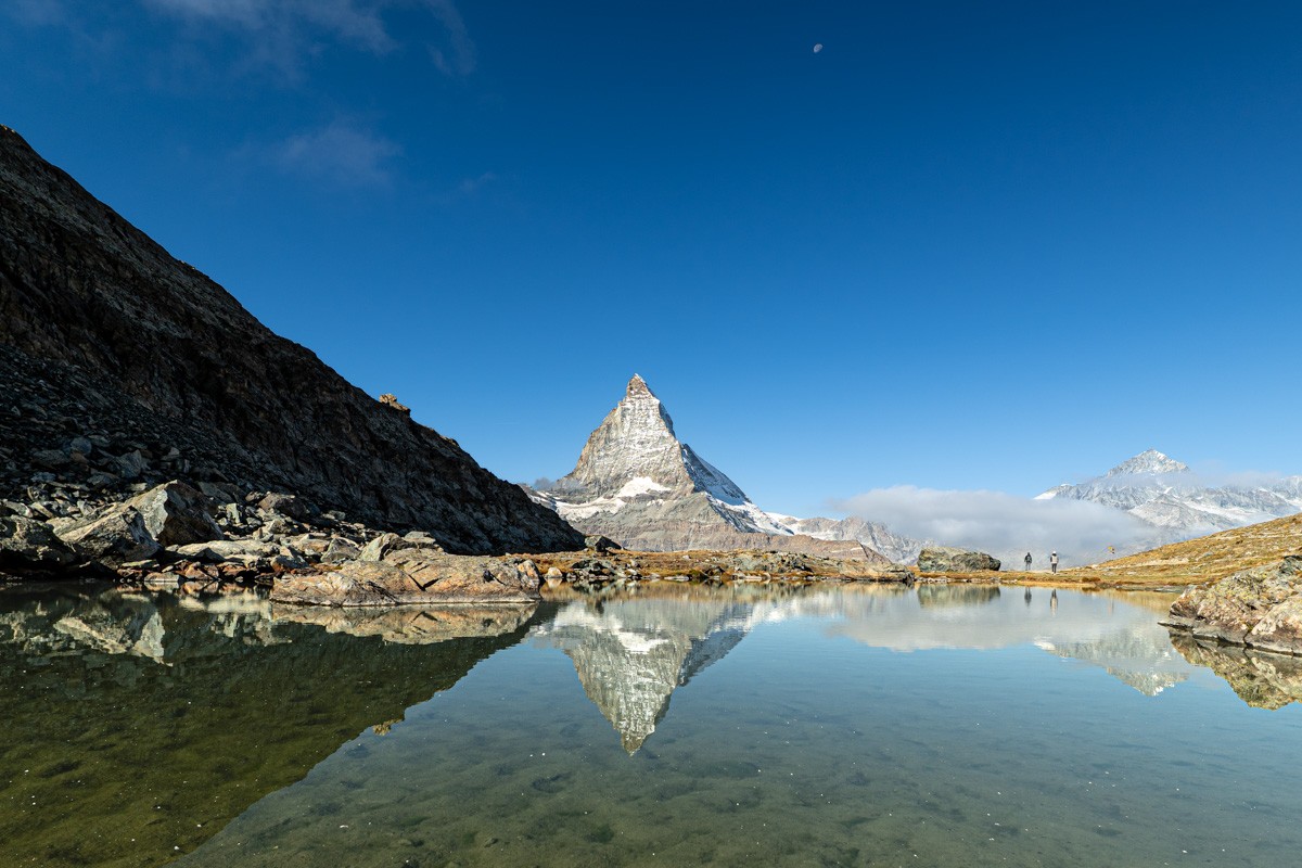 The Matterhorn - Hiker Reflection